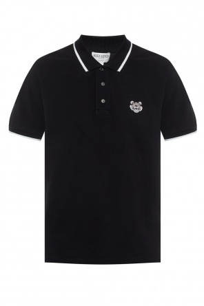 Tiger head motif polo shirt with logo, zdjęcie 1 Tiger head motif polo shirt with logo od Kenzo